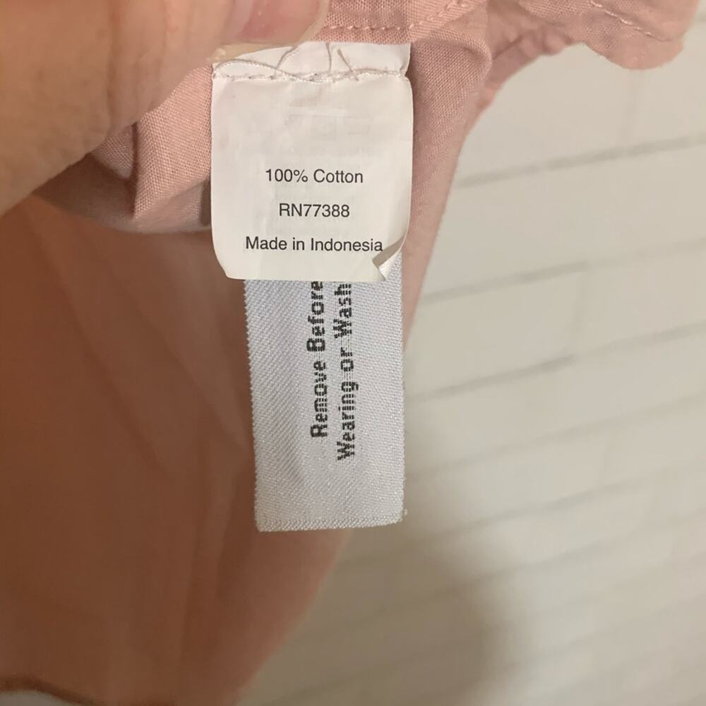J. Crew Blush Sleevless Popover Cotton Top XS - Picture 14 of 14